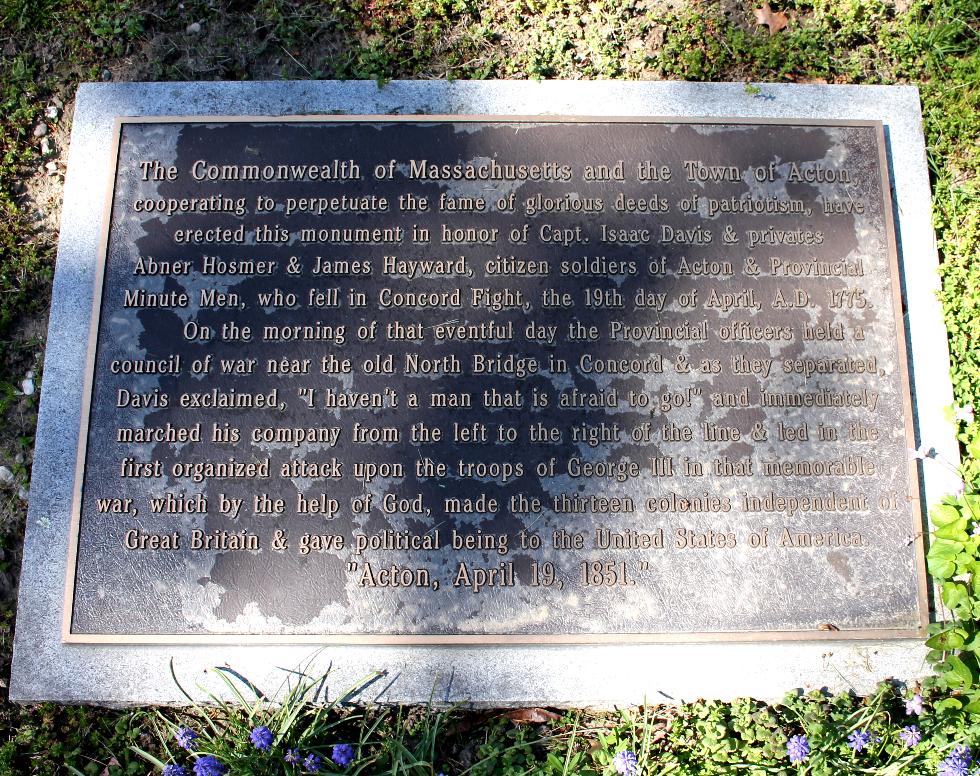 Acton Massachusetts Minute Men Memorial