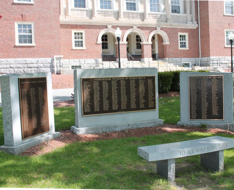 Asdhburnham Massachusetts Veterans Memorials