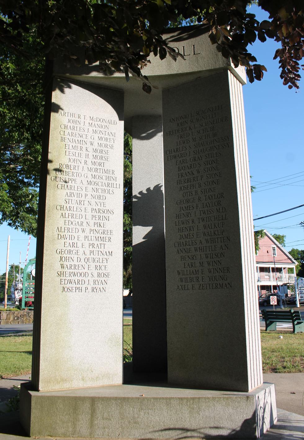 Ashland Massachusetts Veterans Honor Roll