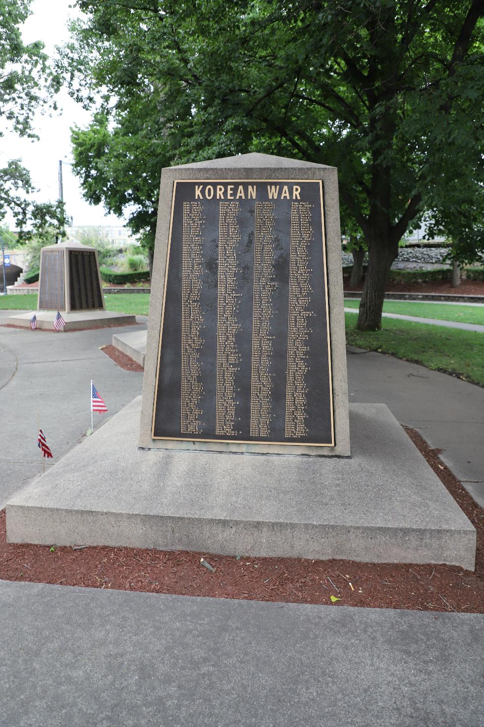 Attleboro Massachusetts Korean War Veterans Memorial