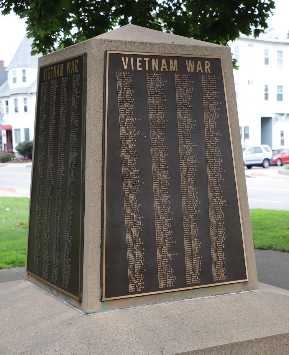 Attleboro Massachusetts Vietnam War Veterans Memorial