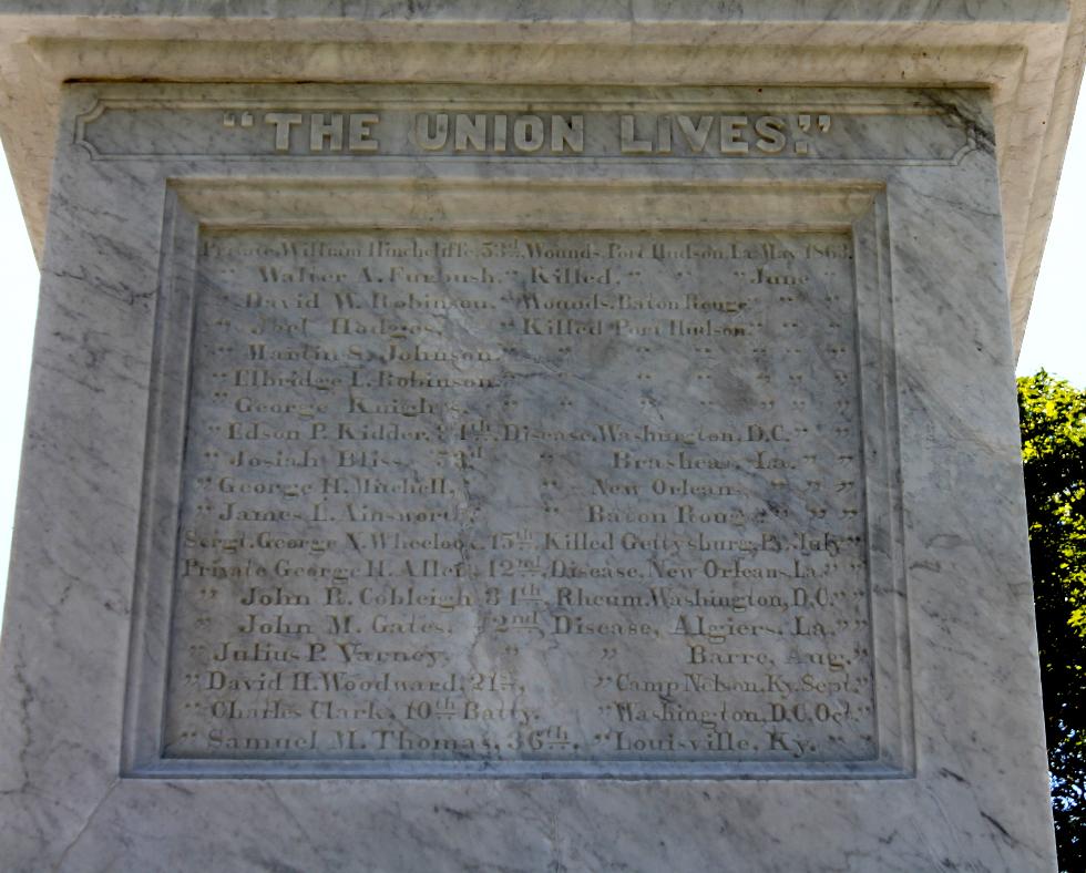 Barre Massachusetts Civil War Memorial