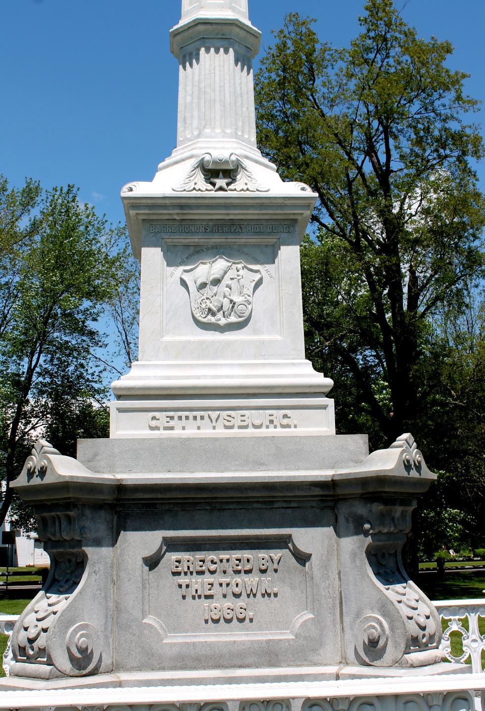 Barre Massachusetts Civil War Memorial