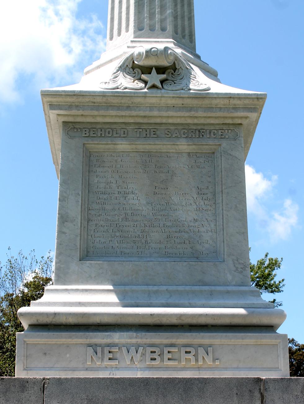 Barre Massachusetts Civil War Memorial