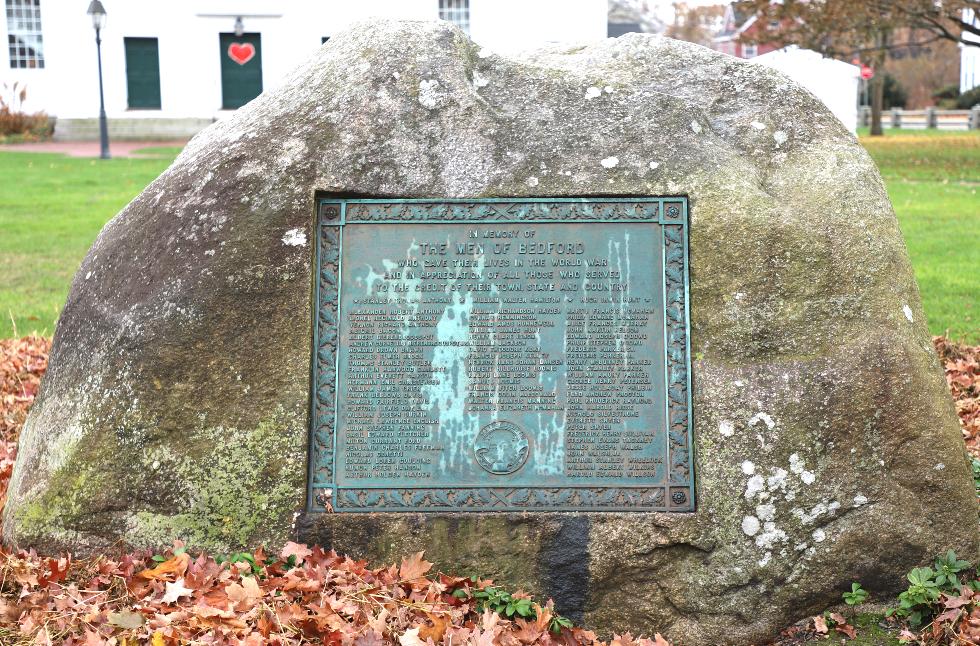 Bedford Massachusetts World War I Veterans Memorial