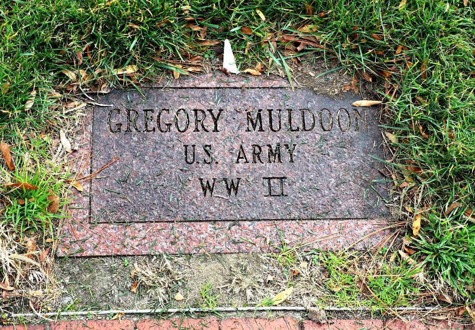 Bedford Massachusetts - Gregory Muldoon US Army World War II Memorial
