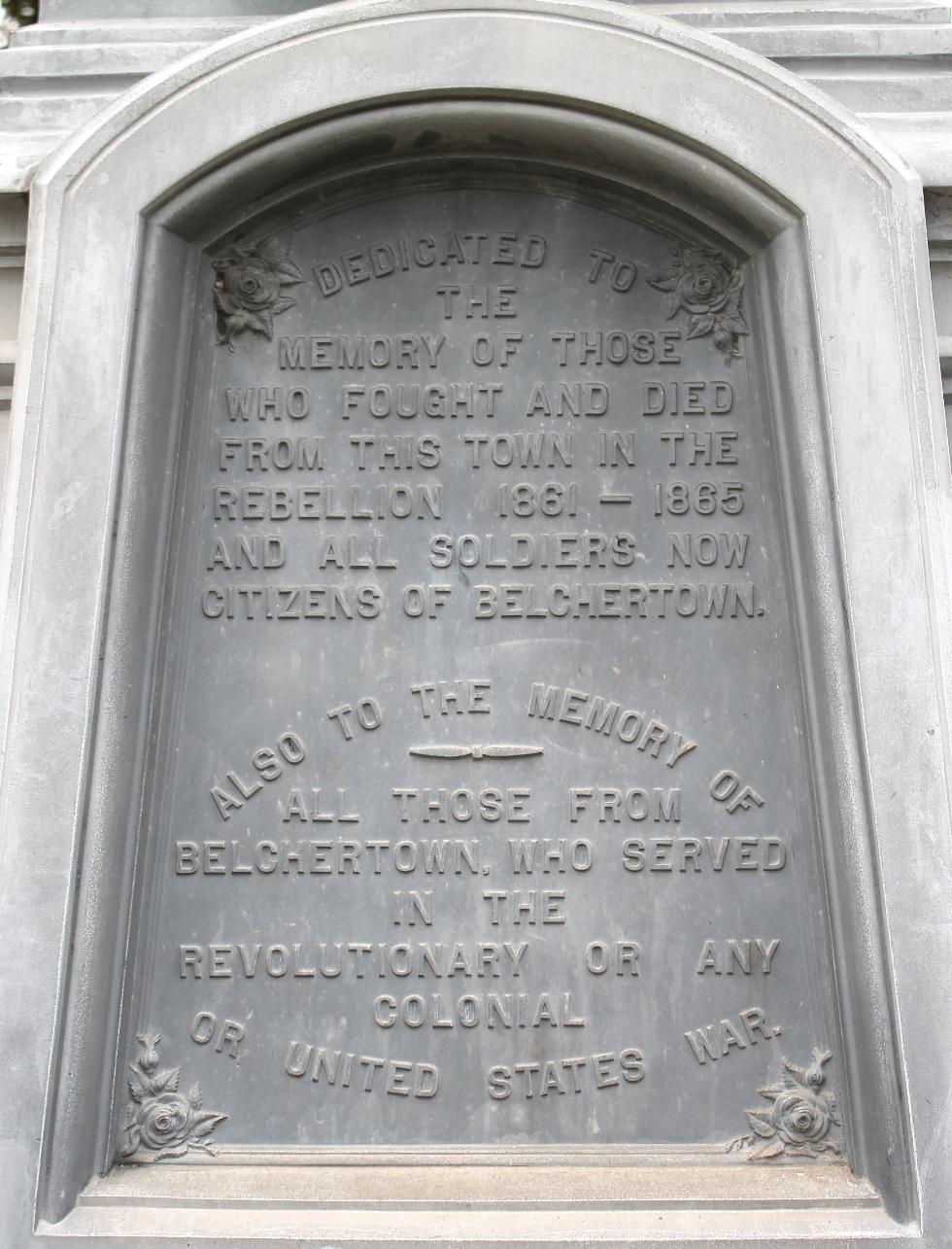 Belchertown Massachusetts Civil War Veterans Memorial