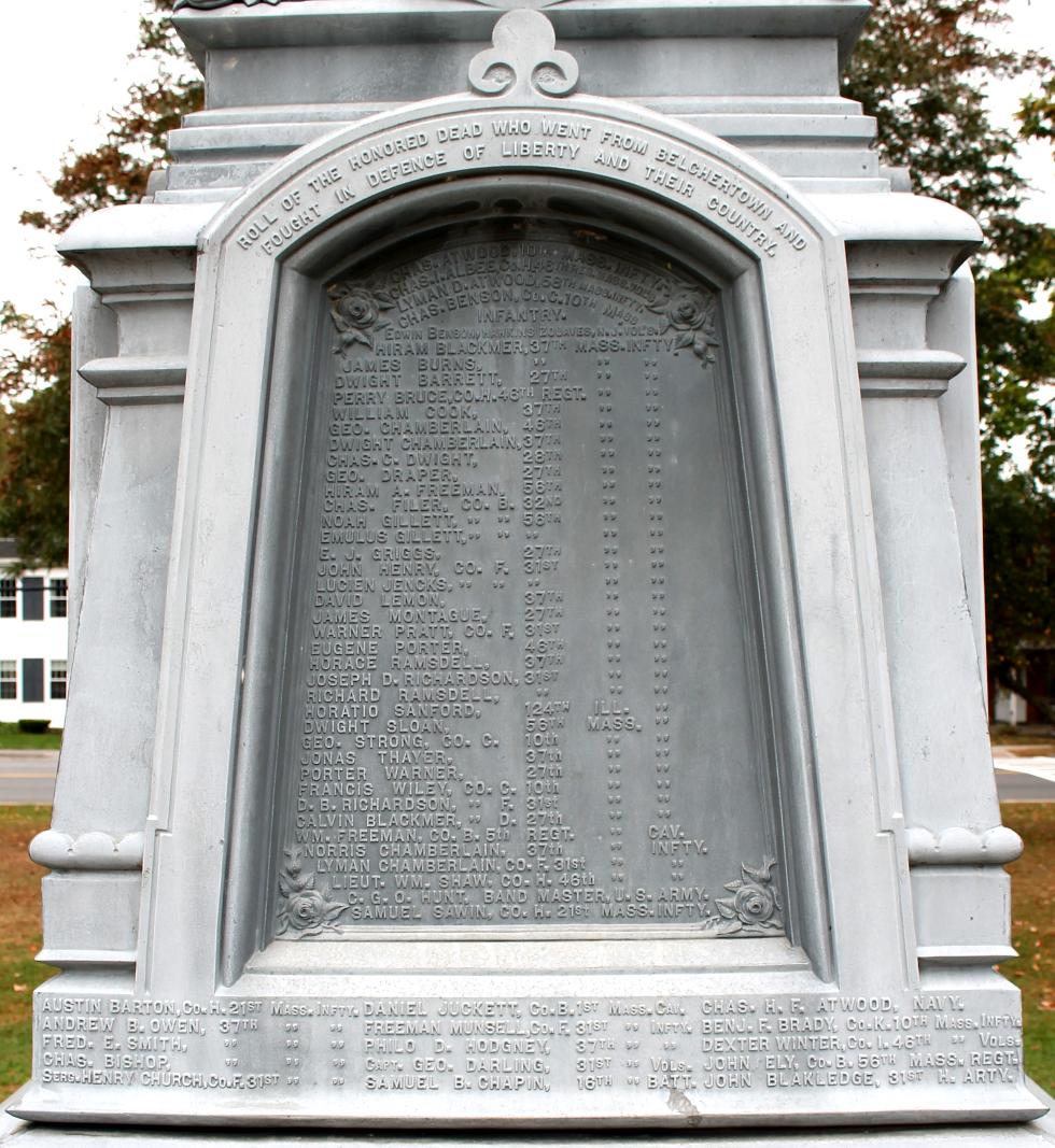 Belchertown Massachusetts Civil War Veterans Memorial