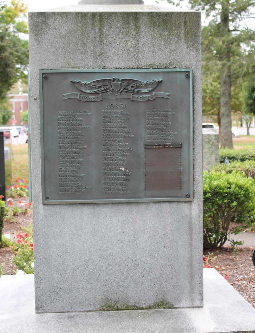 Belchertown Massachusetts Korean War Veterans Memorial