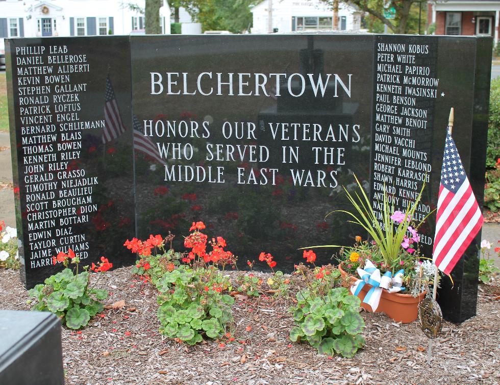 Belchertown Massachusetts Middle-East War Veterans Memorial
