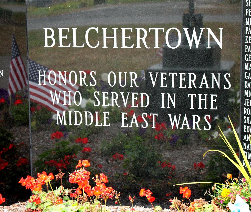 Belchertown Massachusetts Middle-East War Veterans Memorial