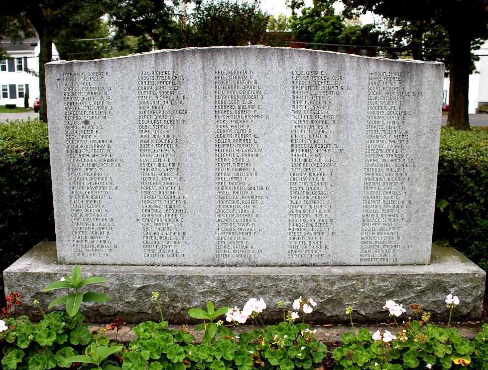 Belchertown Massachusetts Vietnam War Veterans Memorial