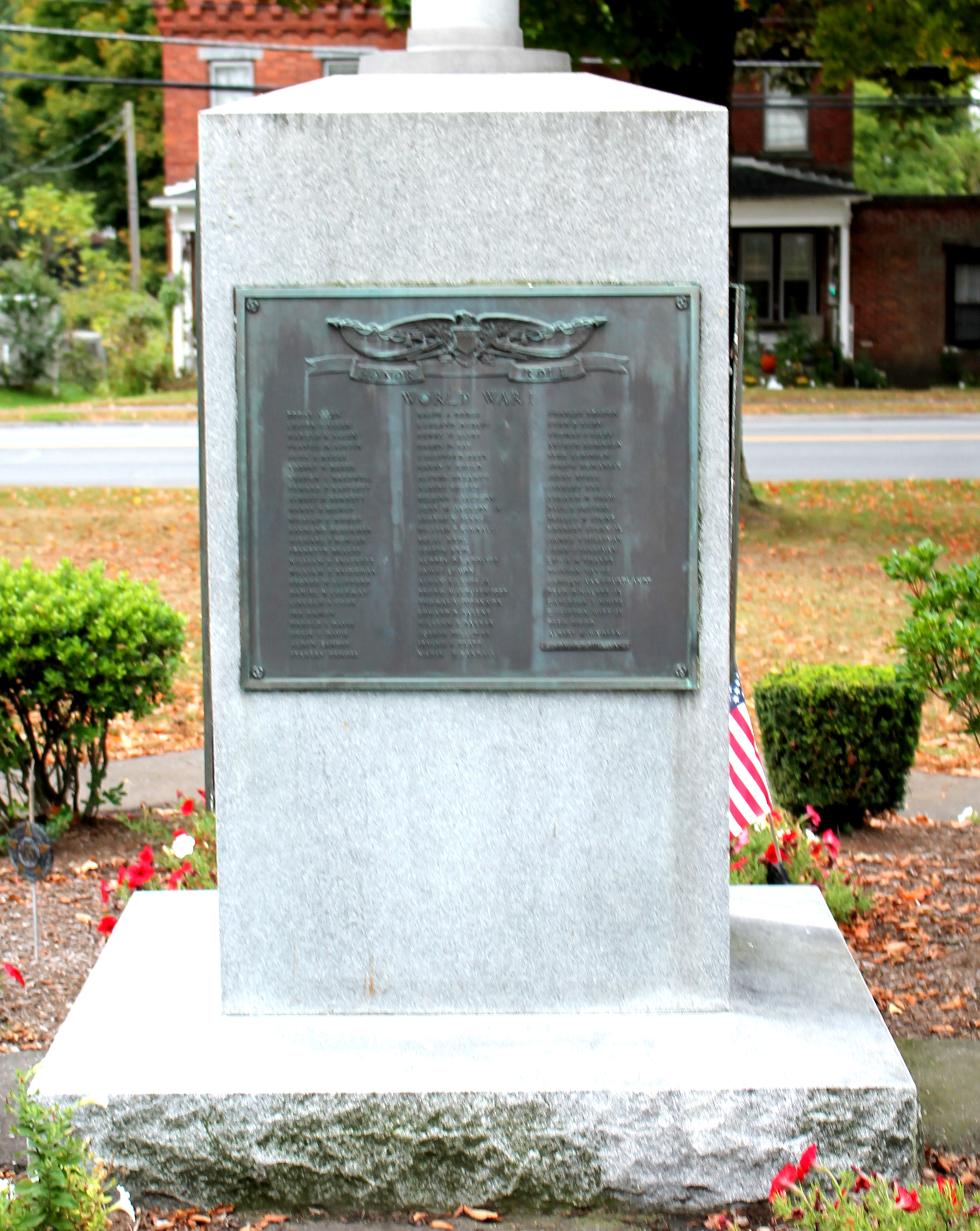 Belchertown Massachusetts World War I Veterans Memorial