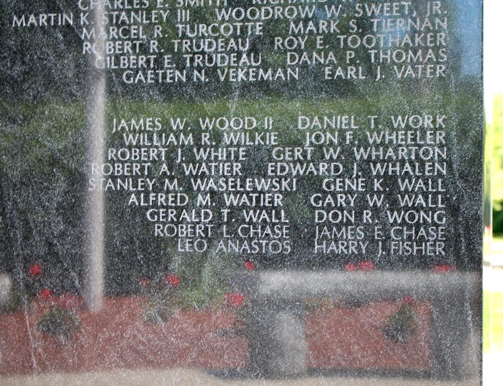 Bellingham Massachusetts Vietnam War Veterans Honor Roll