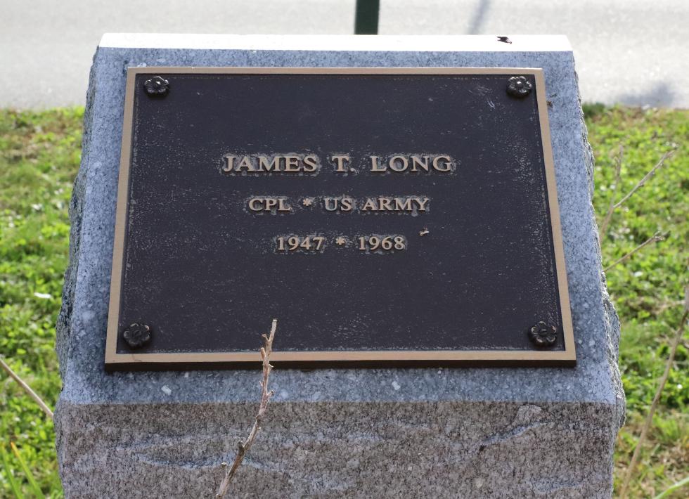 Billerica Massachusetts Vietnam Veterans Memorial  - James T Long