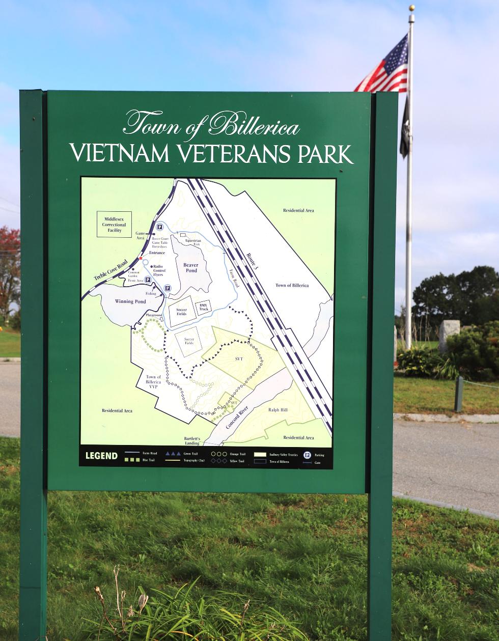 Billerica Massachusetts Vietnam Veterans Memorial Park