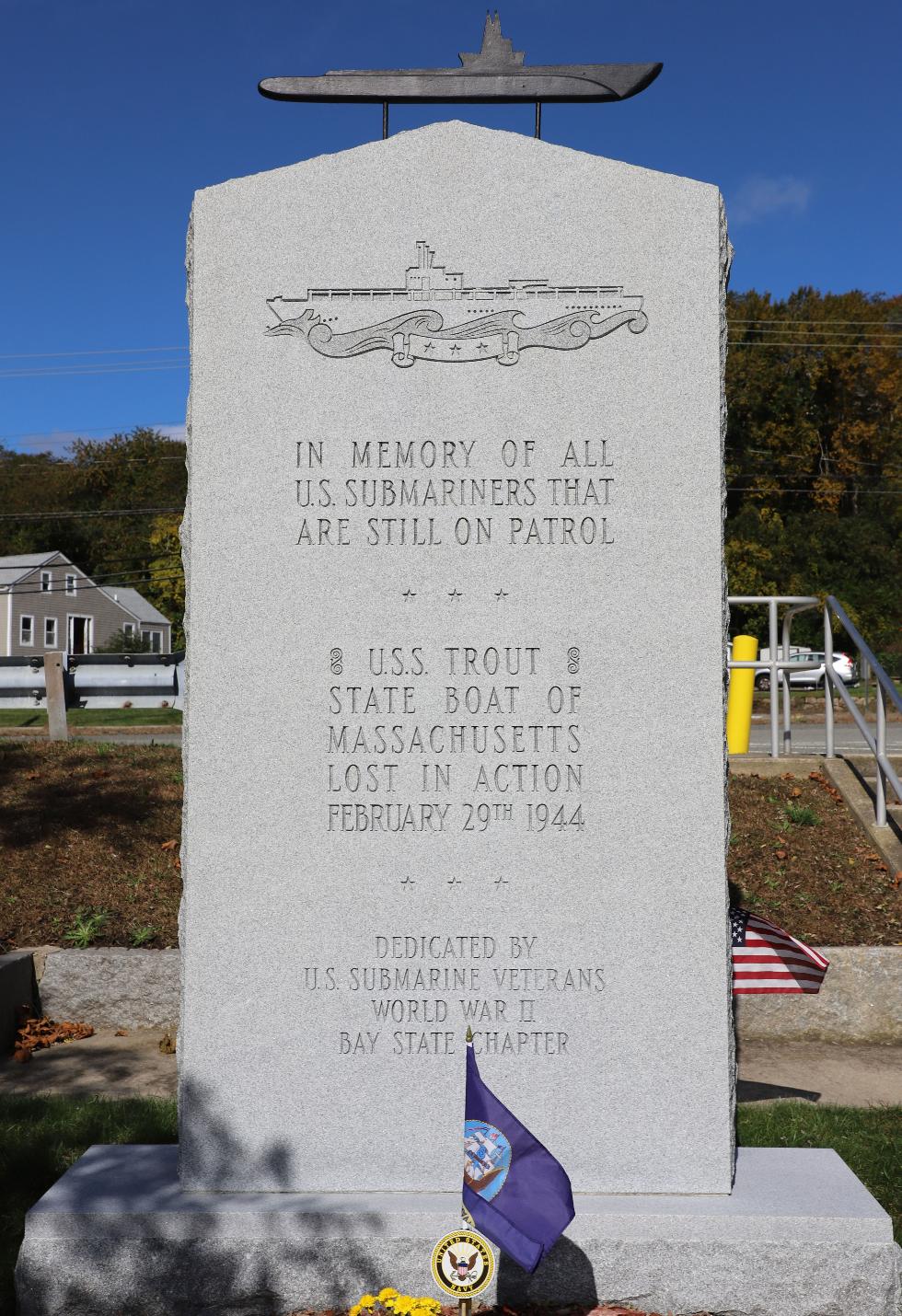 Massachusetts WWII Lost Submariners Memorial - Bourne Massachusetts