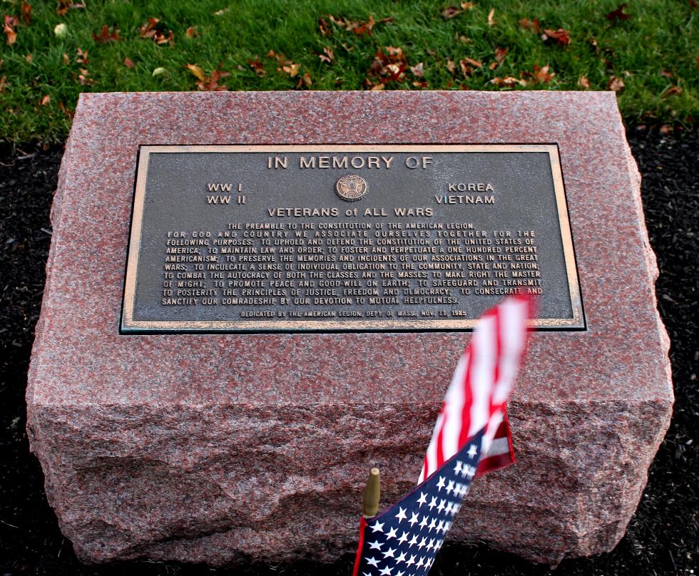 Bourne Massachusetts National Cemetery Memorial Walkway - Veterans of All Wars