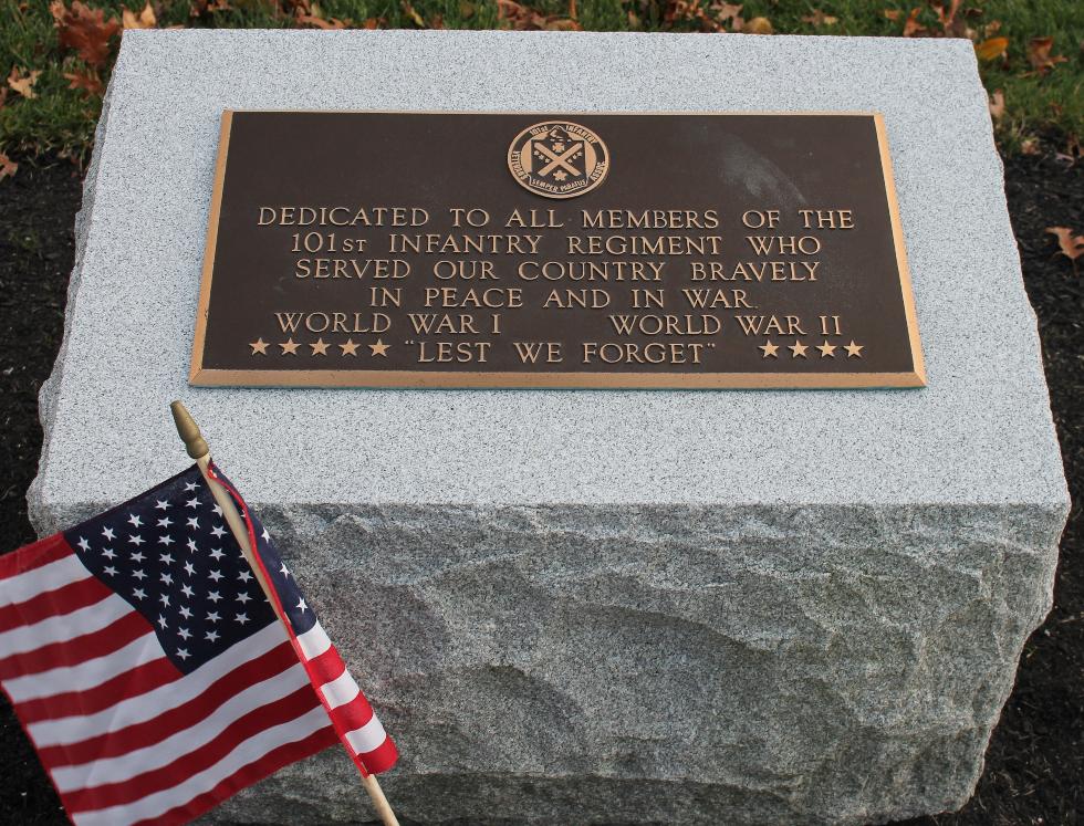 Bourne National Cemetery 101st Infantry Memorial