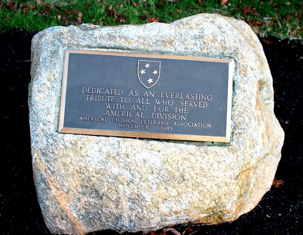 Bourne Mass National Cemetery - Americal Division Memorial