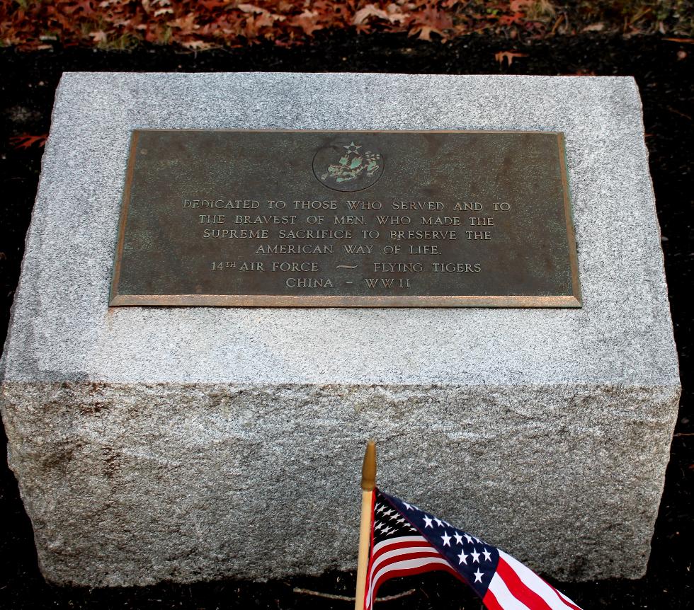 Bourne Mass National Cemetery - 14th Air Force - Flying Tigers  Memorial