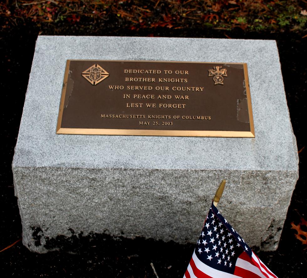 Bourne Mass National Cemetery - Massachusetts Knights of Columbus Memorial