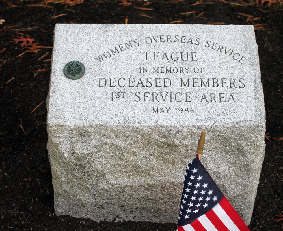 Bourne Mass National Cemetery -Women's Overseas Service League Memorial