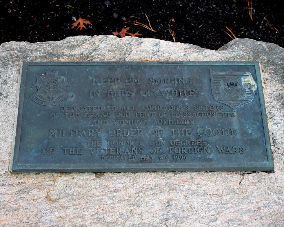 Bourne Mass National Cemetery - Military Order of the Cootie Memorial