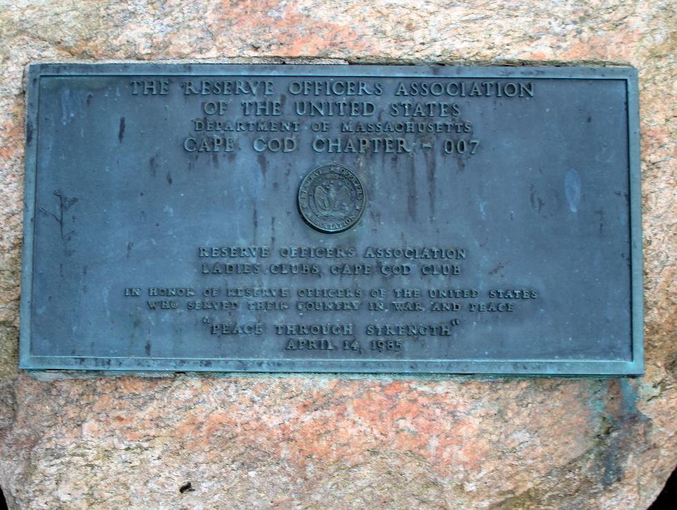 Bourne Mass National Cemetery - Reserve Officers Association Memorial