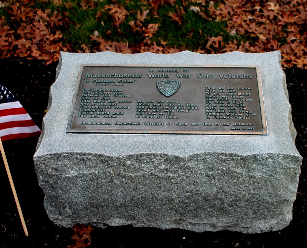 Bourne Mass National Cemetery - Massachusetts World War I Veterans Memorial