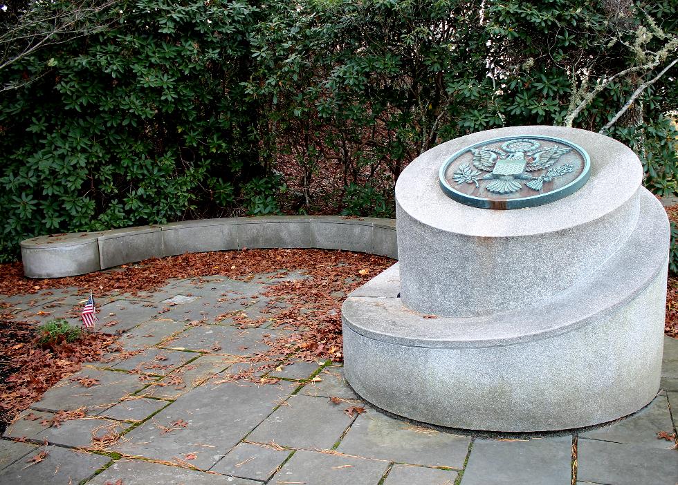 Bourne Mass National Cemetery - National Seal Memorial