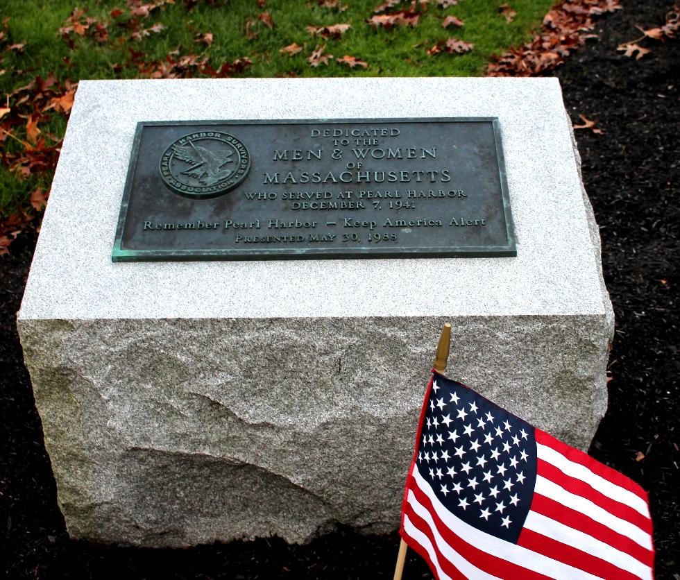 Bourne Mass National Cemetery - Massachusetts Pearl Harbor Veterans Memorial
