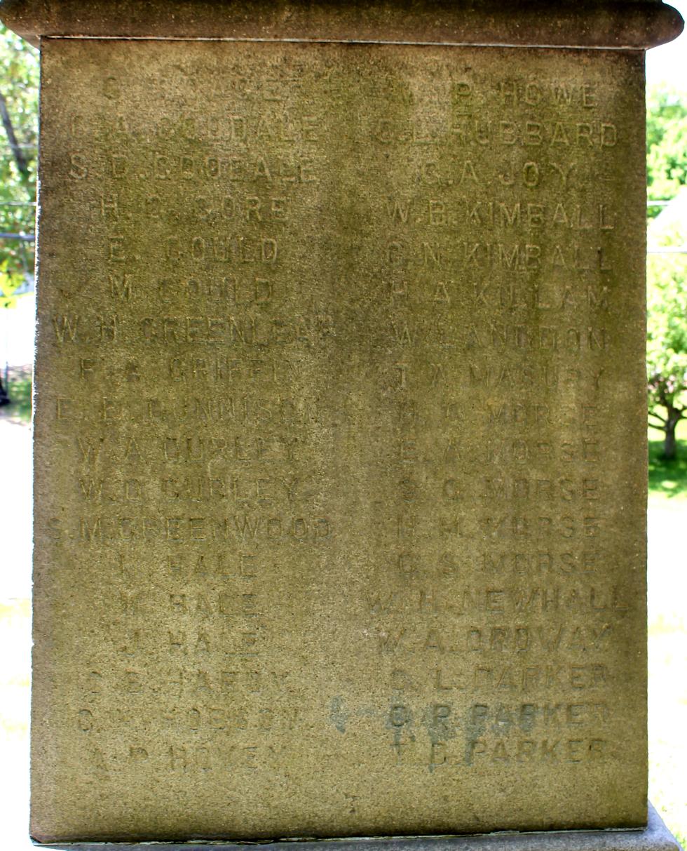 Boxford Massachusetts Civil War Memorial