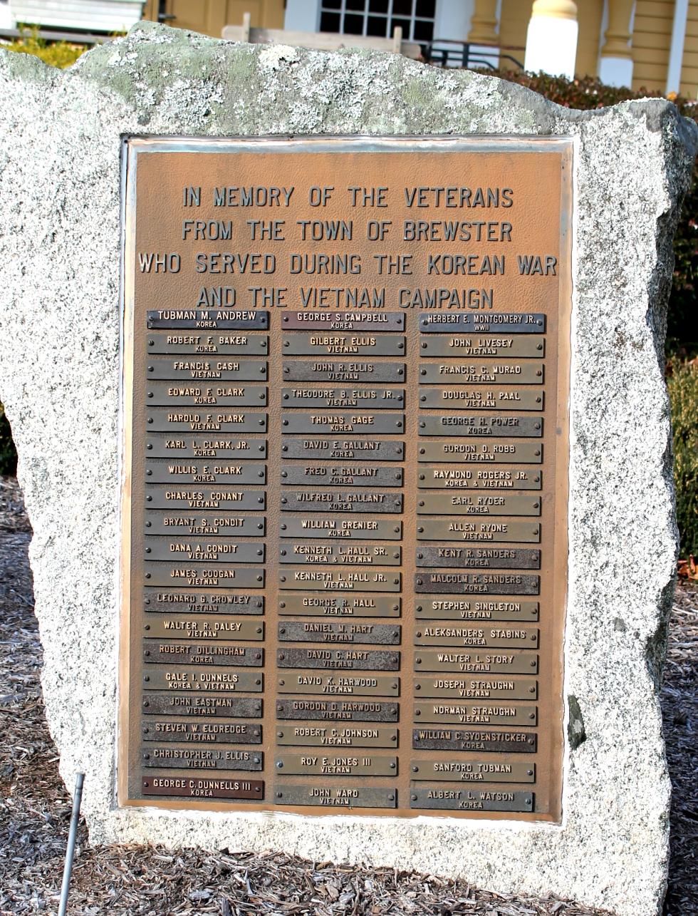 Brewster Massachusetts Korean & Vietnam War Veterans Memorial