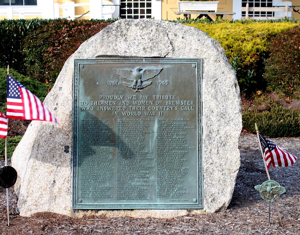 Brewster Massachusetts World War II Veterans Memorial