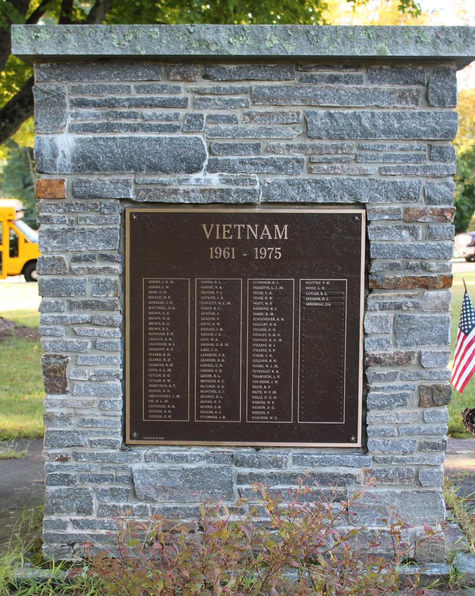 Brimfield Massachusetts Vietnam War Veterans Memorial