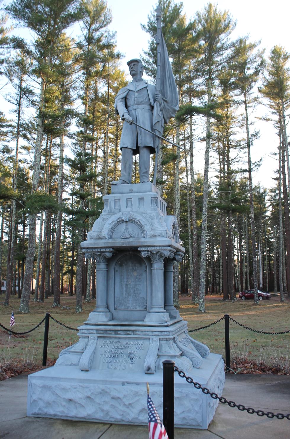 Carver Massachusetts Civil War Veterans Memorial