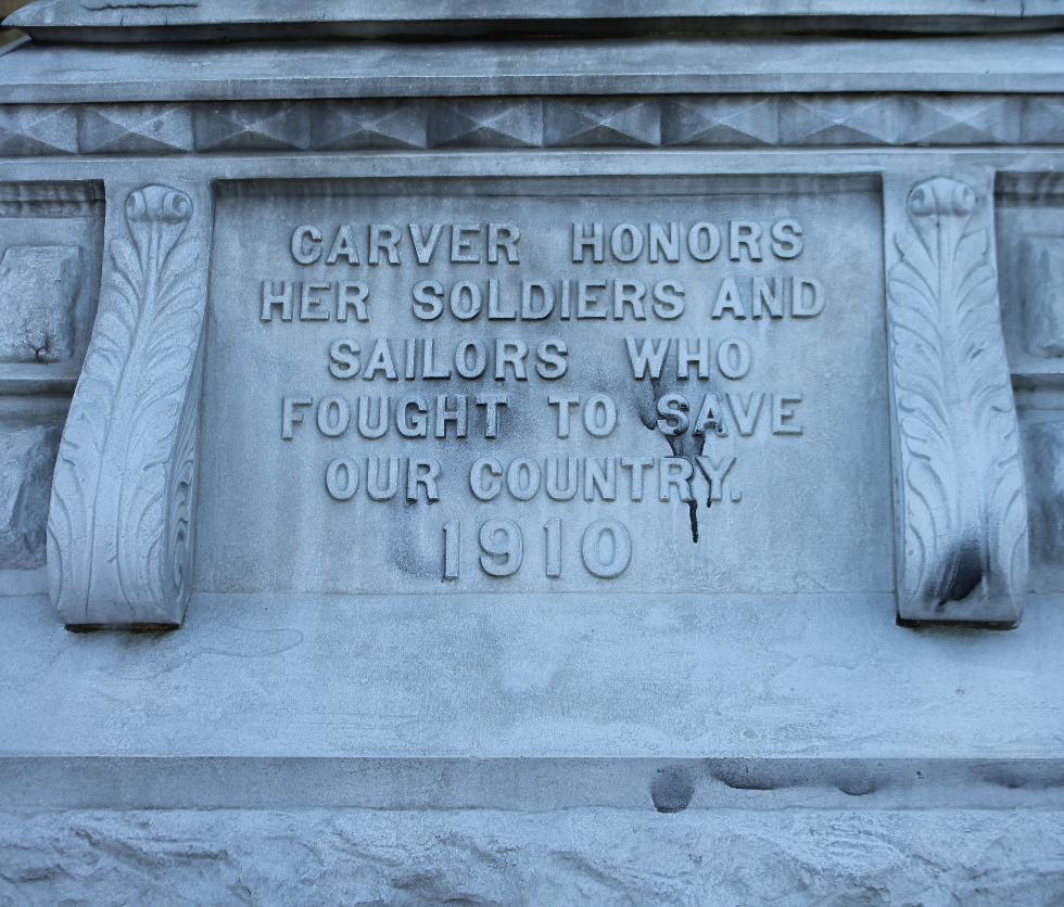 Carver Massachusetts Civil War Veterans Memorial