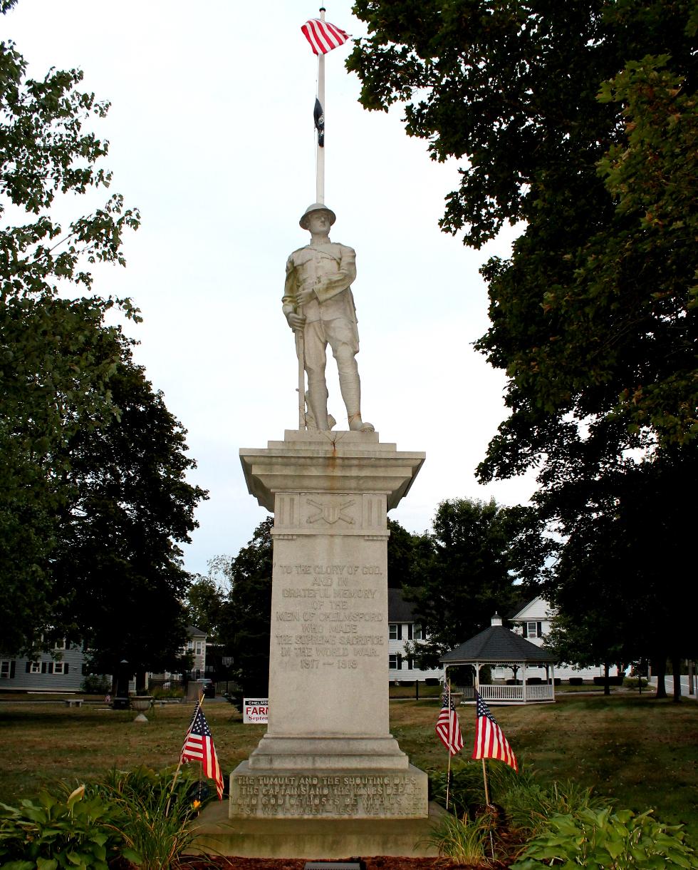 Chelmsford Mass World War I Veterans Memorial