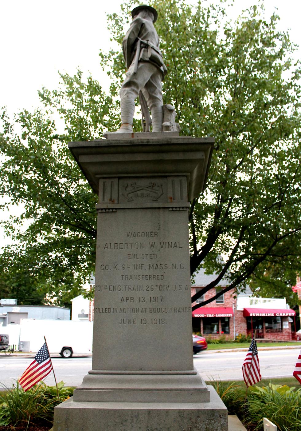 Chelmsford Mass World War I Veterans Memorial