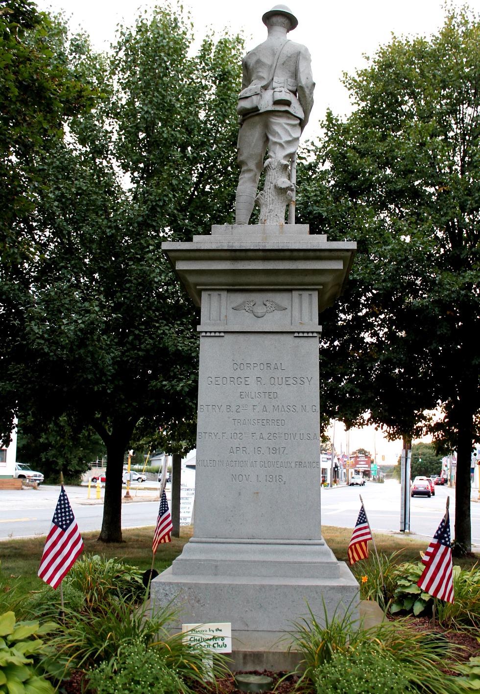 Chelmsford Mass World War I Veterans Memorial