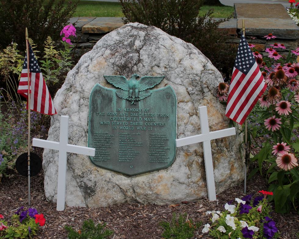 Chesterfield Massachusetts World War II Veterans Memorial