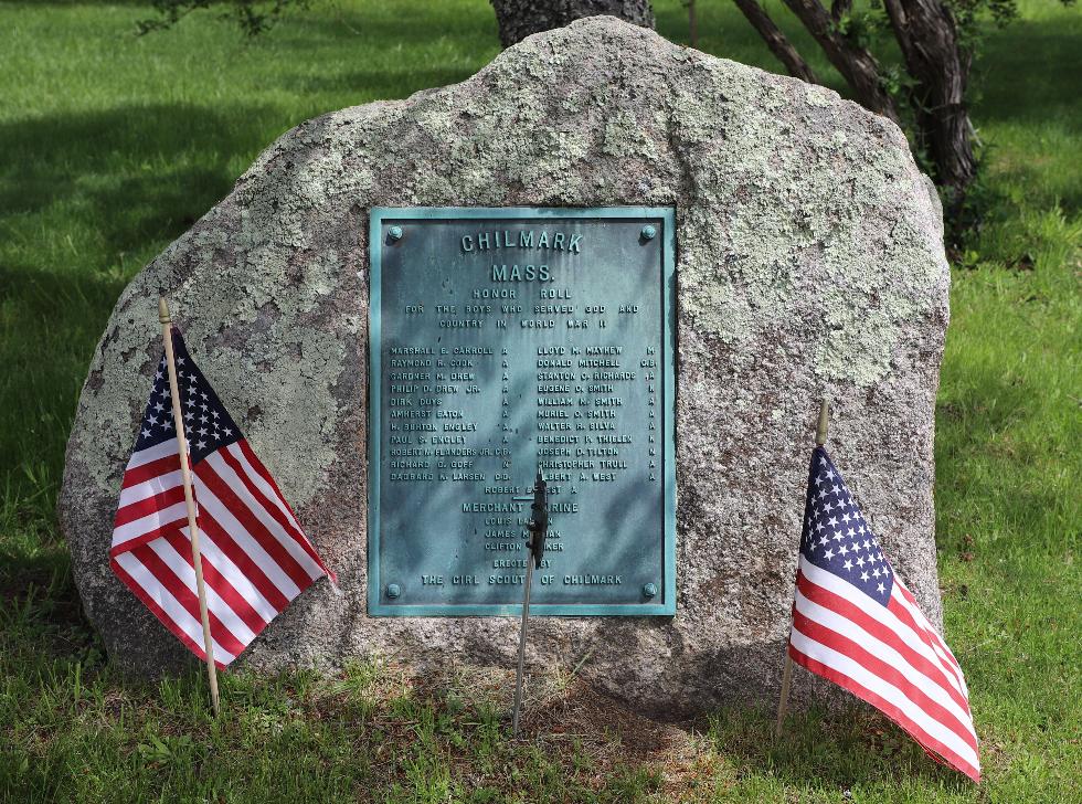 Chilmark Massachusetts WWII Veterans Memorial