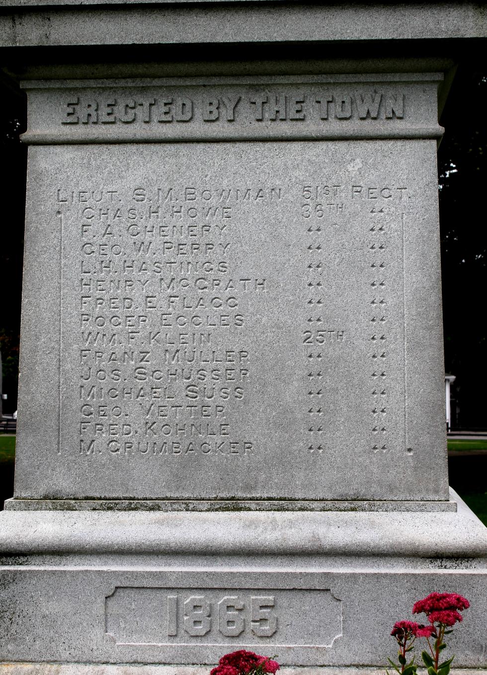 Clinton Massacusetts Civil War Veterans Memorial