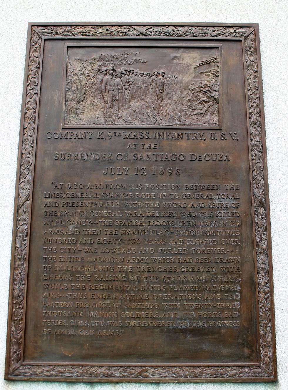 Clinton Massachusetts Spanish American War Veterans Memorial