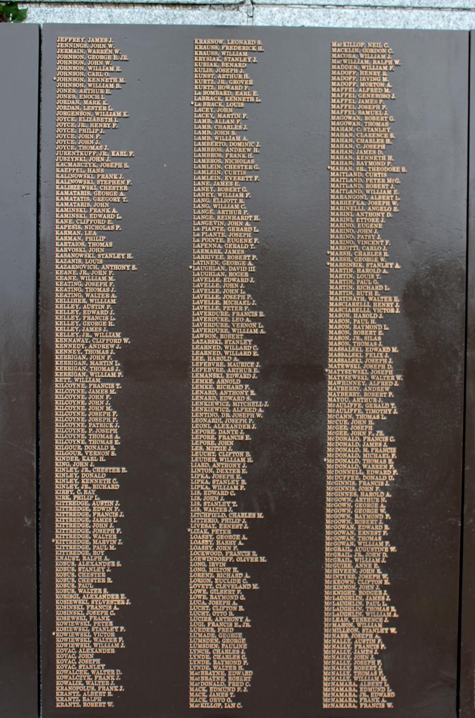 Clinton Massachusetts World War II Veterans Memorial