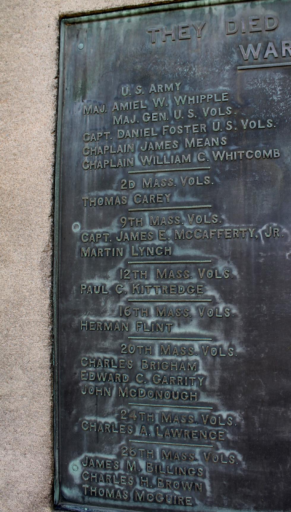 Concord Mass Civil War Veterans Memorial