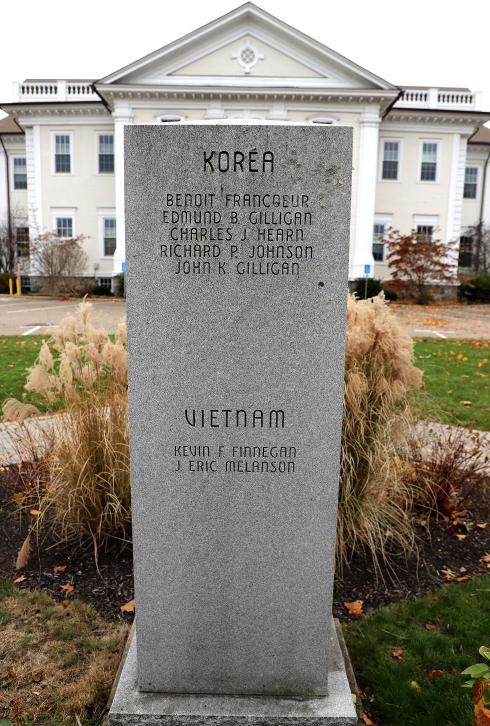 Danvers Massachusetts Korean War & Vietnam War Veterans Memorial