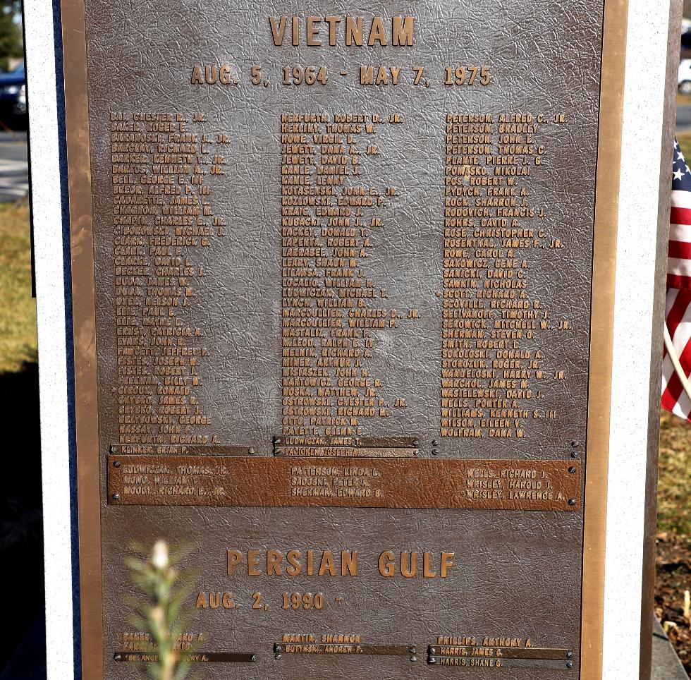 Deerfield Massachusetts Korean War & Vietnam War Veterans Memorial