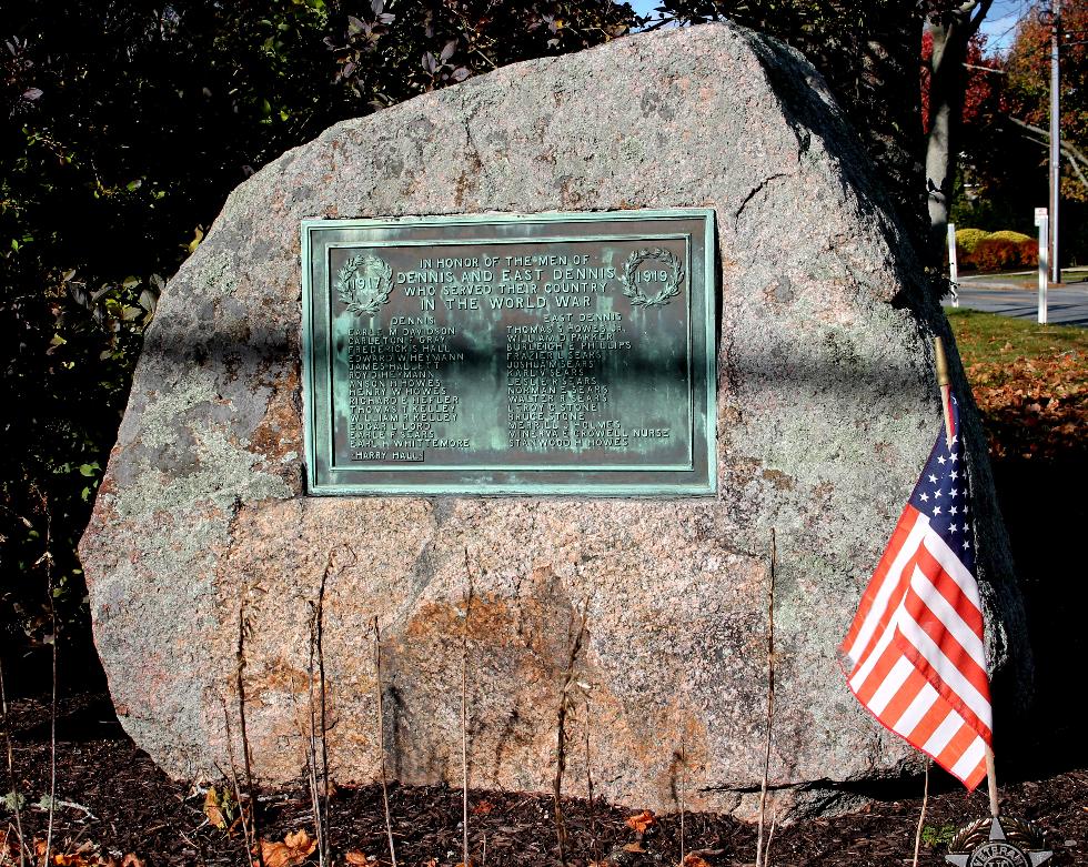 Dennis & East Dennis Massachusetts World War I Veterans Memorial